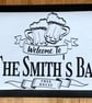 Personalised Bar Runner Home Bar Mat -Welcome To The (name) Bar - Image 2