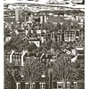 Sheffield City View No.4 A3 screen-print (dark grey)