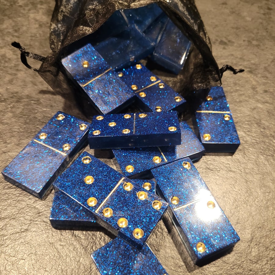 Handmade Resin Dominoes 