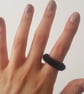 Women's One Size Stretch Hand Knitted Statement Textile Rope Rings - Image 9