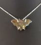 Sterling Silver Labradorite Gemstone Bat Necklace (SKU201025E) - Image 2