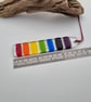 Chakra Rainbow Fused Glass Suncatcher with Hemp Cord - Image 4