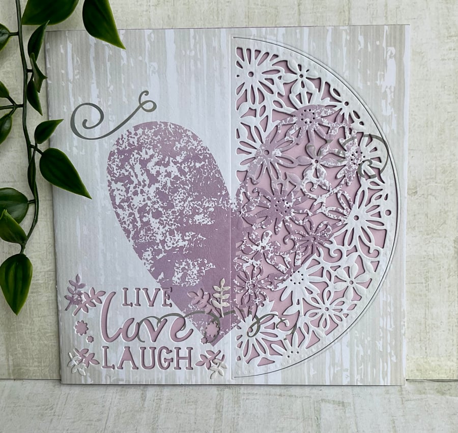 Card. Card for a special occasion such as a Wedding, Anniversary or Birthday 