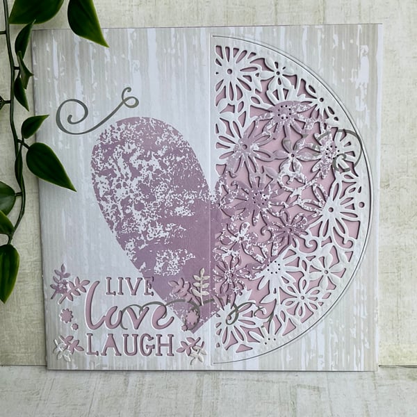Card. Card for a special occasion such as a Wedding, Anniversary or Birthday 