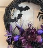 Elegant gothic-style Halloween wreath, handmade, approx. 40cm diameter - Image 6