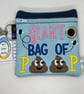 Giant bag, Embroidered Poo bag dispenser, multi - Image 1