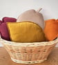 Autumn Velvet Mustard Gold Yellow Leaf Shaped Cushion Fall Decorative Pillow - Image 5