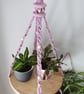 Macrame plant pot holder, plant hanger, floating shelf - Image 7