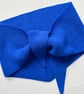 Lambswool neckerchief - blue - Image 2