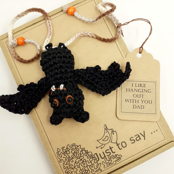  Hanging Out With You - Crochet Bat Decoration 