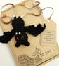  Hanging Out With You - Crochet Bat Decoration 
