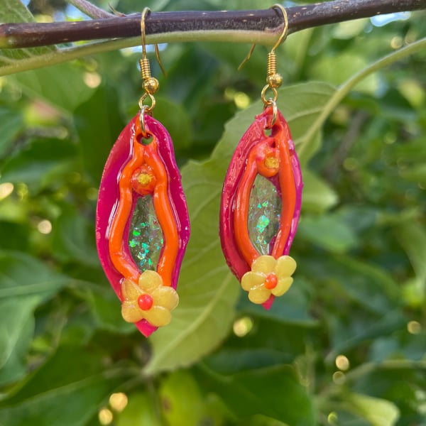 Glistening Sunset Yoni Earrings (set 2)