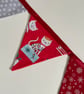 Kitty and mouse Christmas party bunting - Image 10