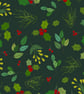 Christmas  Holly Tablecloth  120cm ROUND - Image 1