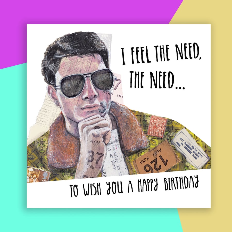 Tom Cruise, Top Gun Birthday Card