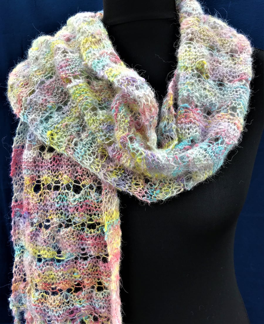 Hand Spun Alpaca Scarf, 