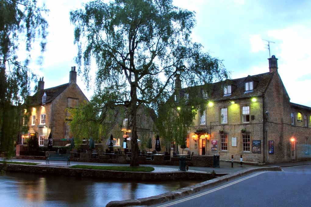 Old Manse Hotel Bourton On The Water Cotswolds Photograph Print