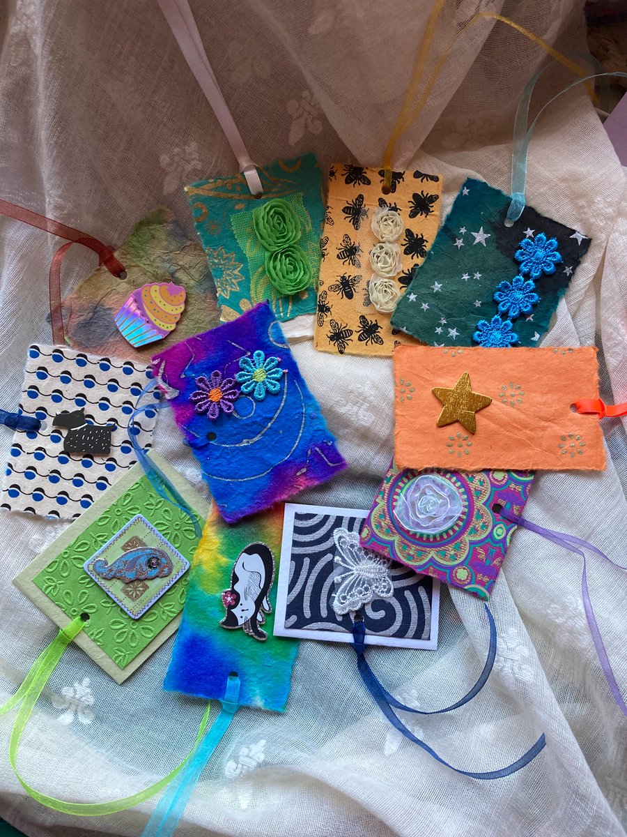 11 handmade original gift tags