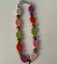 Multicoloured Leaf Bracelet and Earring set - Image 2