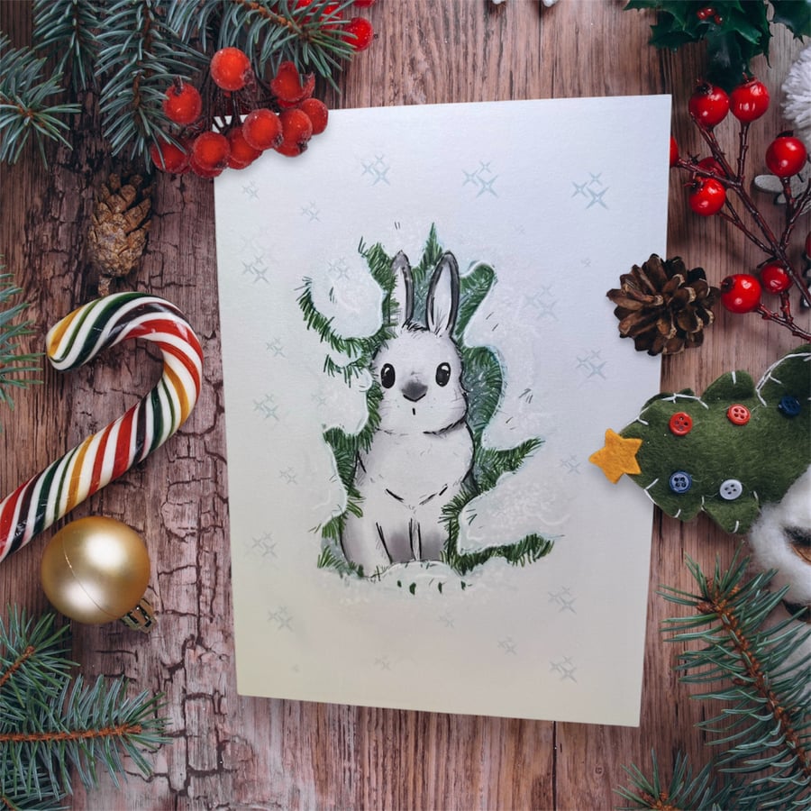Bunny Christmas cards 2024