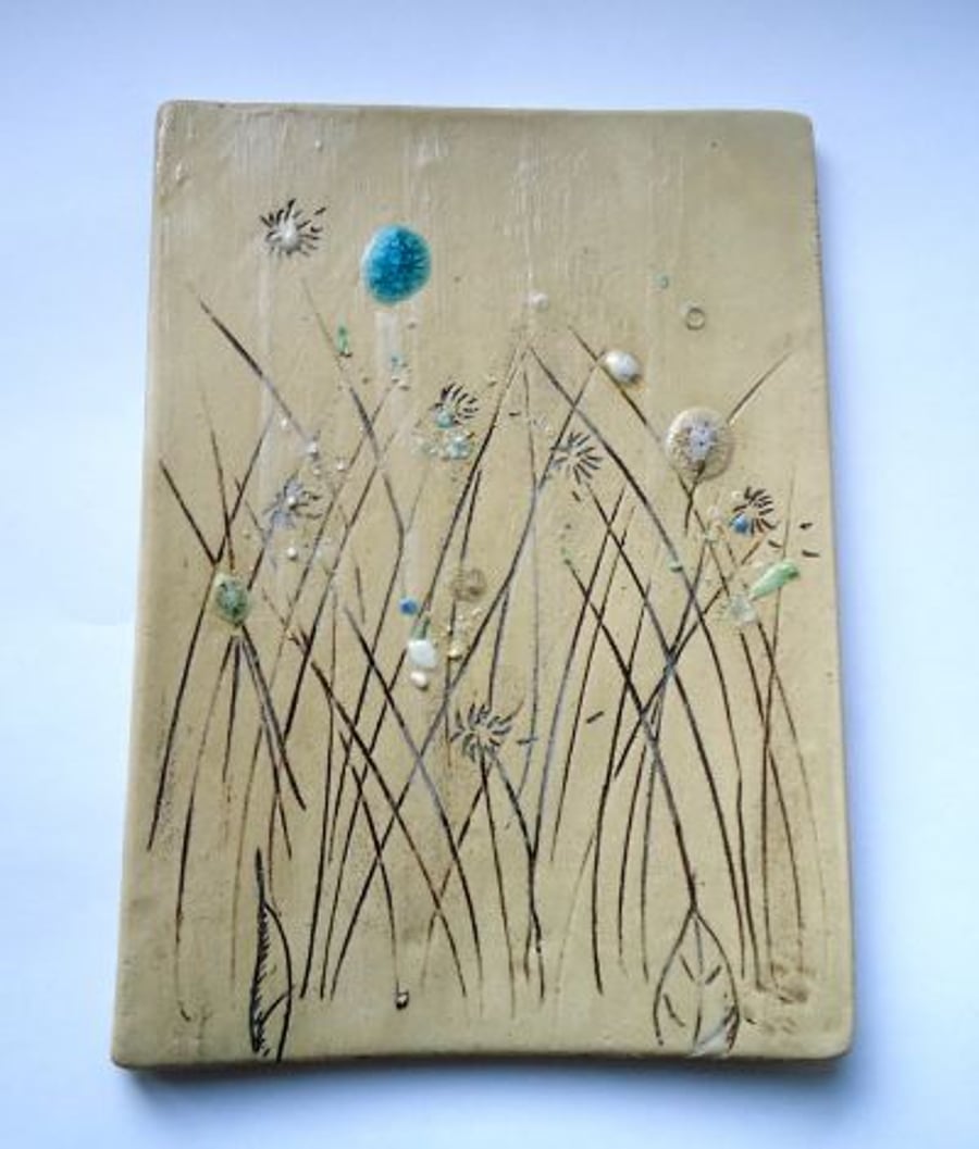 'Meadow of Dandelions'  Decorative Ceramic Art