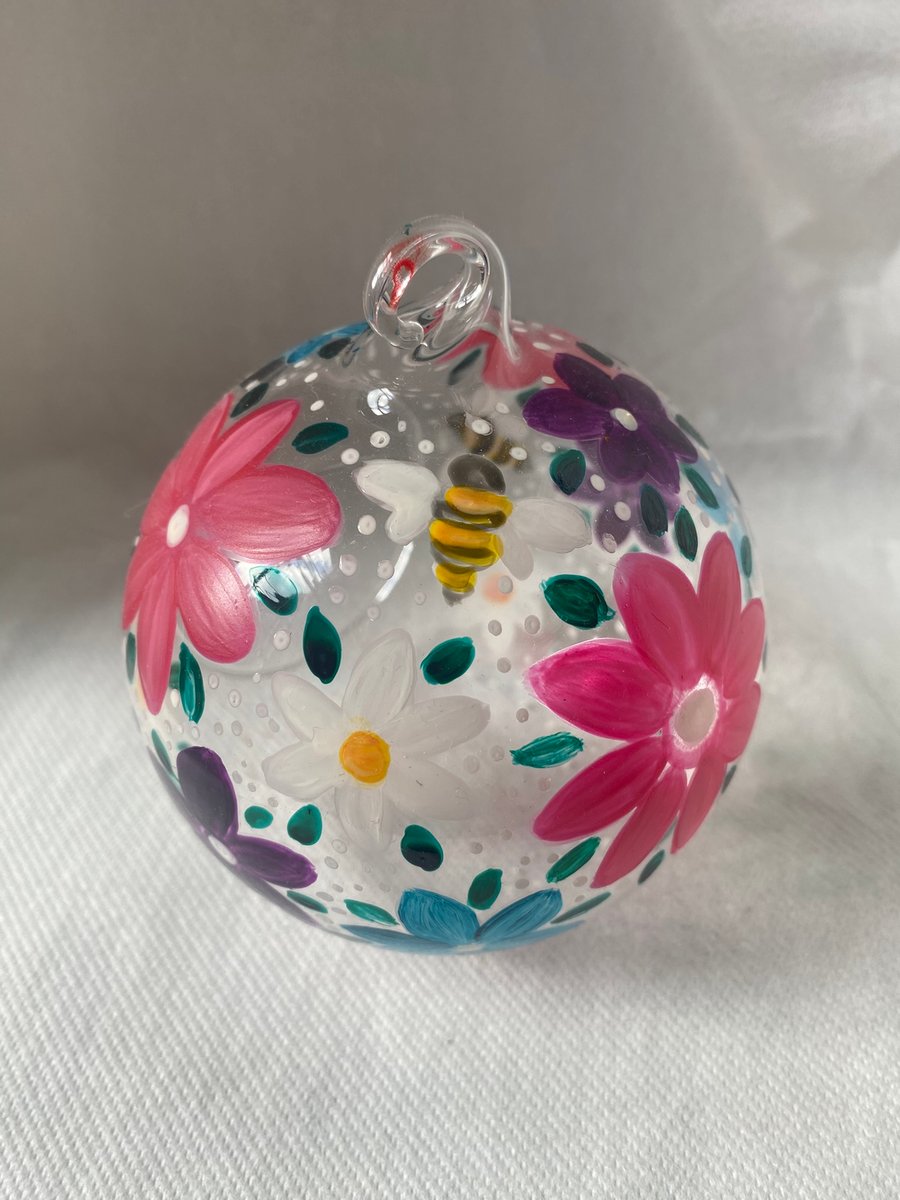 10cm glass tealight holder 