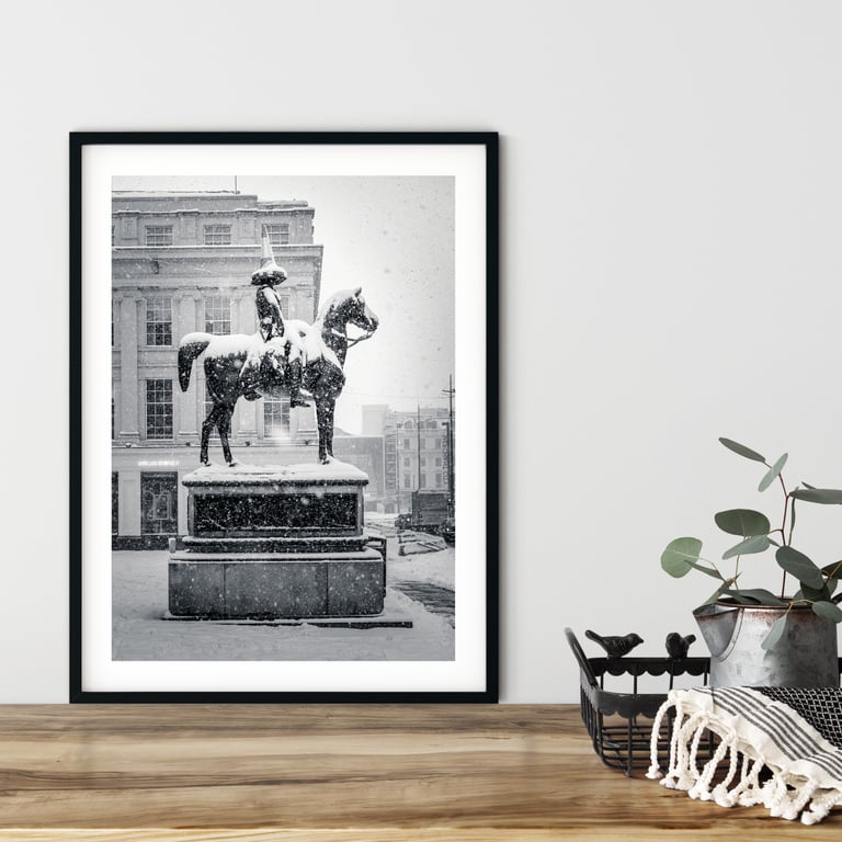 Frozen Duke, Duke of Wellington, Glasgow print