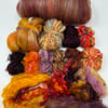 Scarf Kit: Autumn Chestnut Luxury Textured Wool Felt Scarf Kit