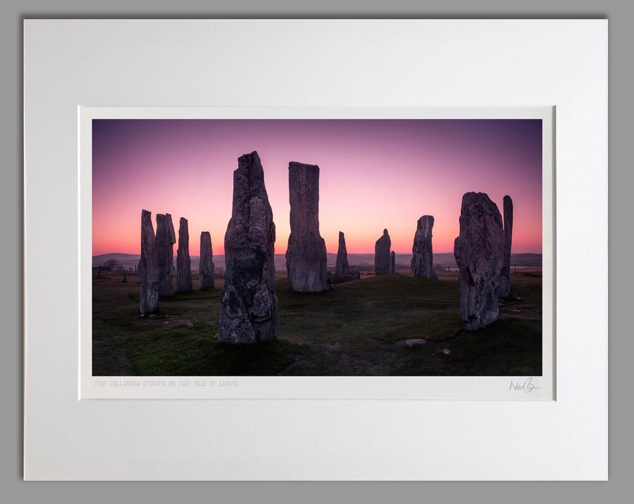 Callanish Stones Isle of Lewis Outer Hebrides - A3 (50x40cm) Unframed Print