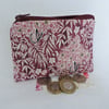 Coin Purse Floral Pink 