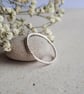 Sparkle Texture Sterling Silver Stacking Ring - Recycled Silver - Image 4