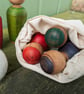 Handmade Traditional Wooden Skittles Game - Image 6