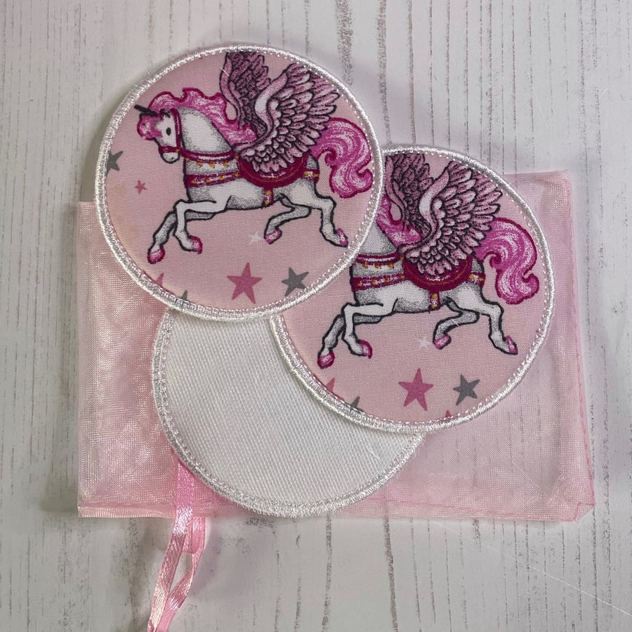 Unicorn set of three Face Scrubbies PB2