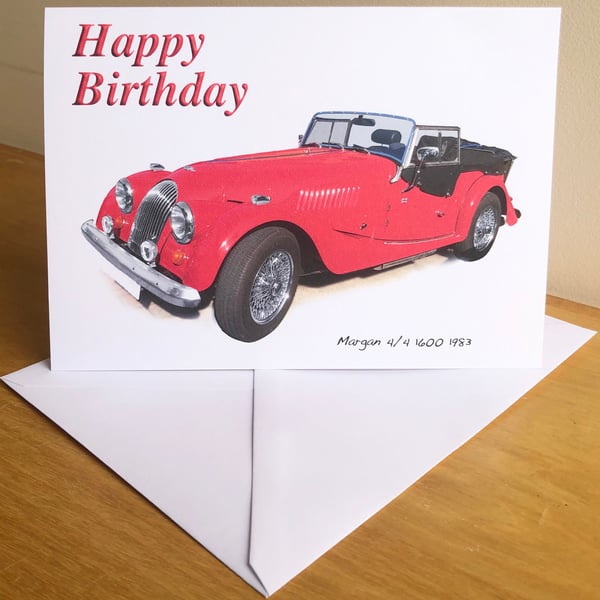 Morgan 4-4 1600 1983 - Birthday, Anniversary, Retirement, Plain Cards