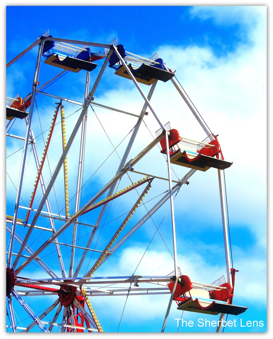 The Big Wheel.  A 20cm x 25cm print. ( 8 x 10 inches )
