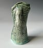 Ceramic Sculptural Vessel Textured with Old Printing Plates - Image 3