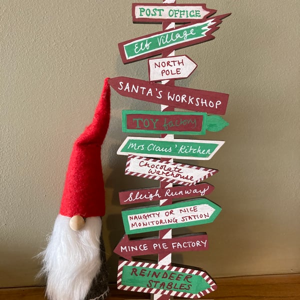 Christmas Signpost