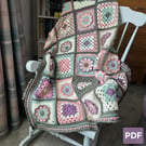 Granny's Glade Blanket Crochet Pattern