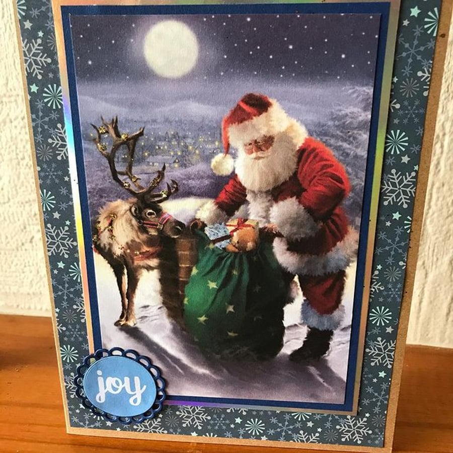 Santa Christmas Card