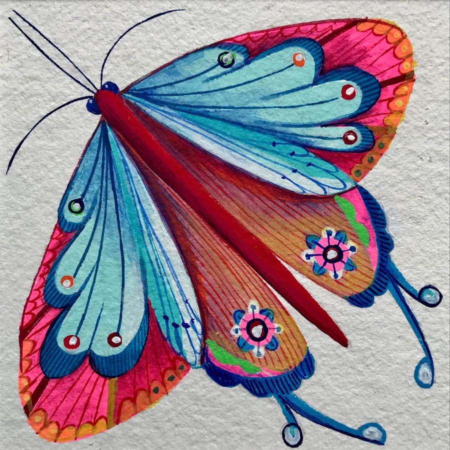 Original painting - Flutter 5