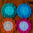 Crochet Coasters Lotus Flower