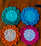 Crochet Coasters Lotus Flower