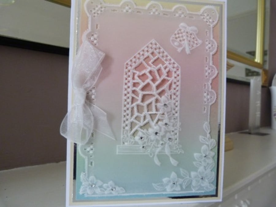 Parchment Church Window Card