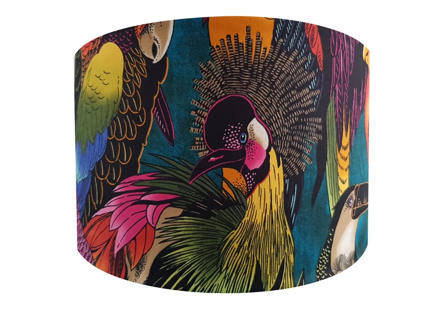 Colourful Bird Lampshade - Light Shade Cockatoo Parrot