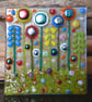 Handmade Fused Glass 'Meadow' T Light Holder - Image 1
