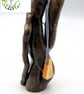 Handcrafted triangular 2 woods pendant & necklace: SKU-N10 - Image 7