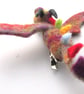 hair accessories dragon Clip rainbow purple   Needle Felted Baby Dragon    - Image 3