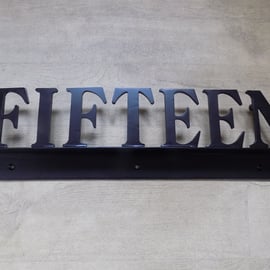 House Name Sign ..........................Wrought Iron (Forged Steel) Made in UK