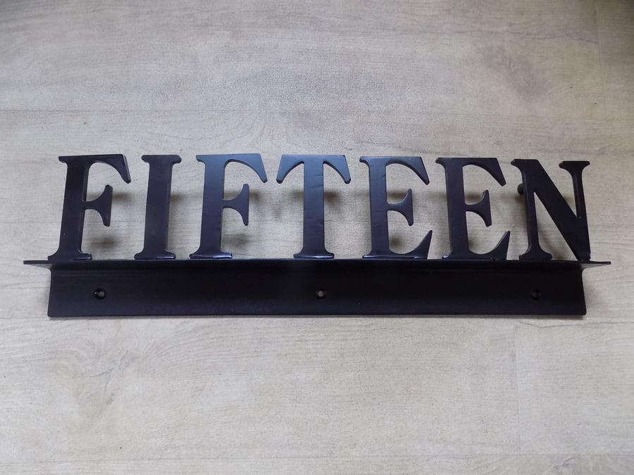 House Name Sign ..........................Wrought Iron (Forged Steel) Made in UK