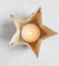 Grey star tealight holder - Image 3